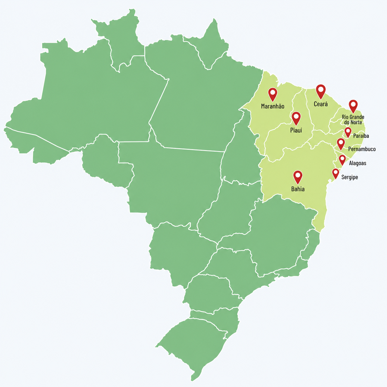 Área de atuação Corisco